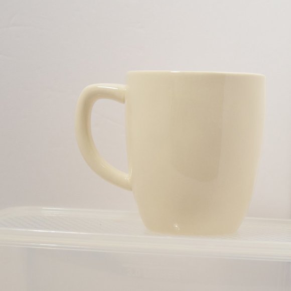 Christmas Rae Dunn BAHUMBUG Mug White Red Letters Holiday Cup New Magenta Coffee - Picture 3 of 10